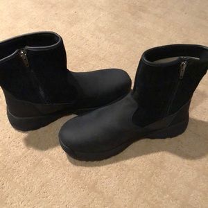 Ugg size 11.5 black waterproof boots motorcycle